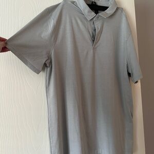 Lululemon Men’s Gray Polo Shirt- Large